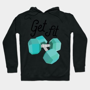 Get Fit Dumbbells Hoodie